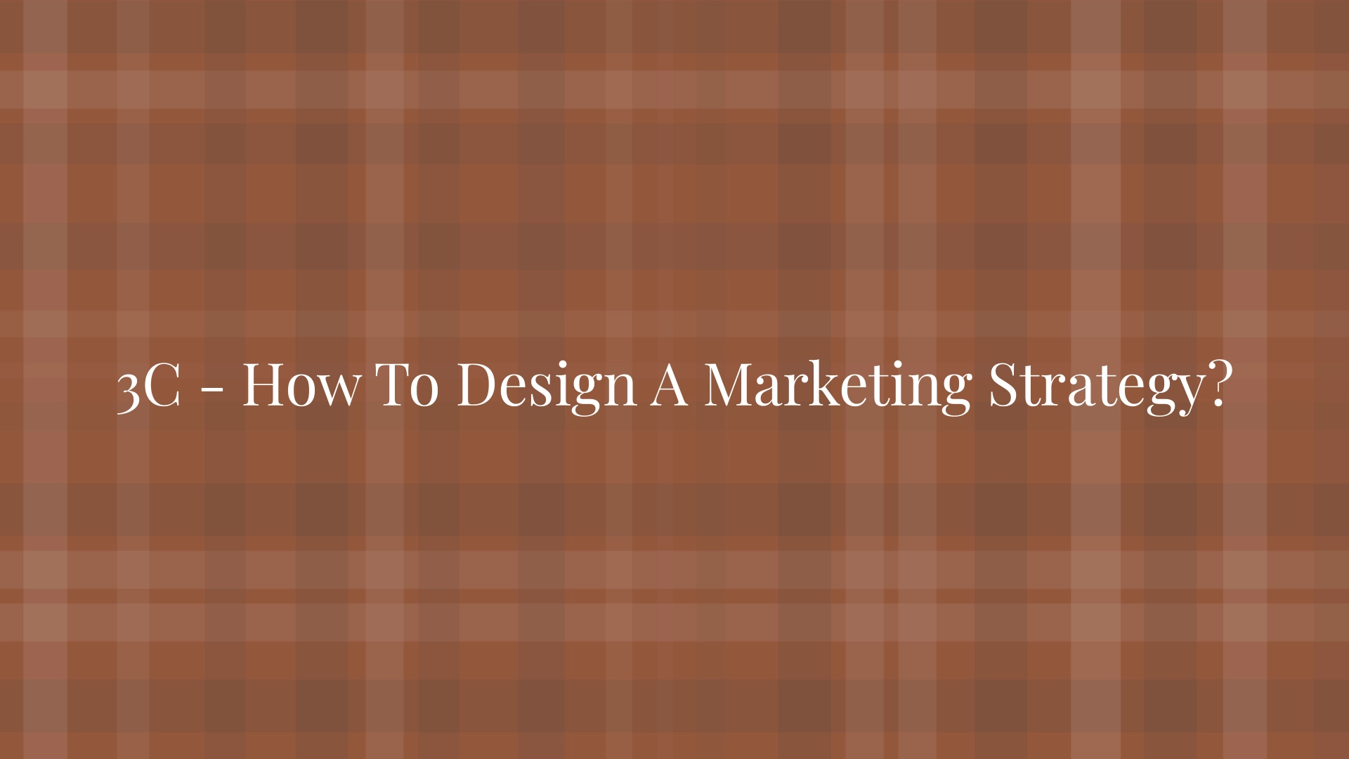 ¿Cómo diseñar una estrategia de marketing?