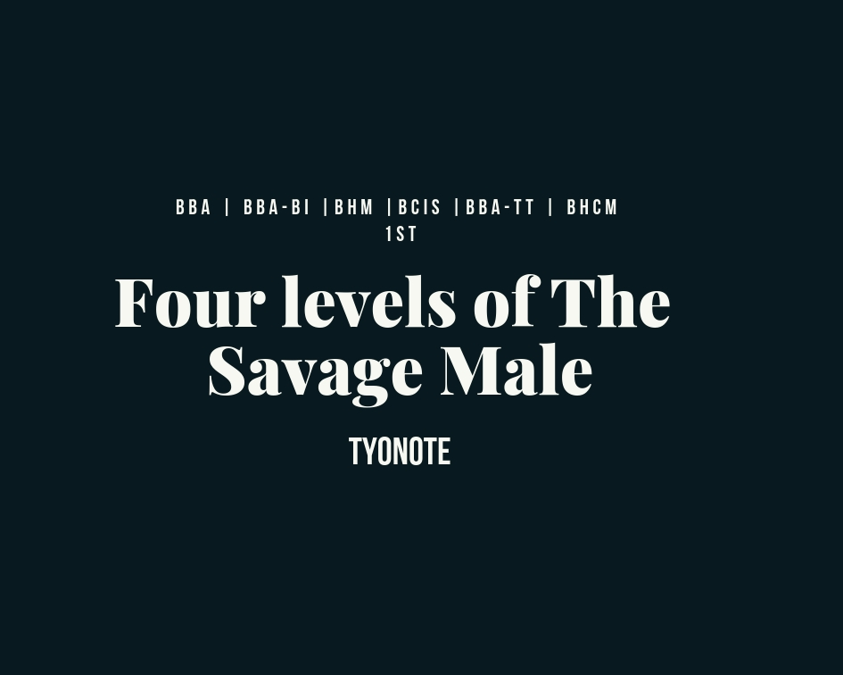 Cuatro niveles de El macho salvaje