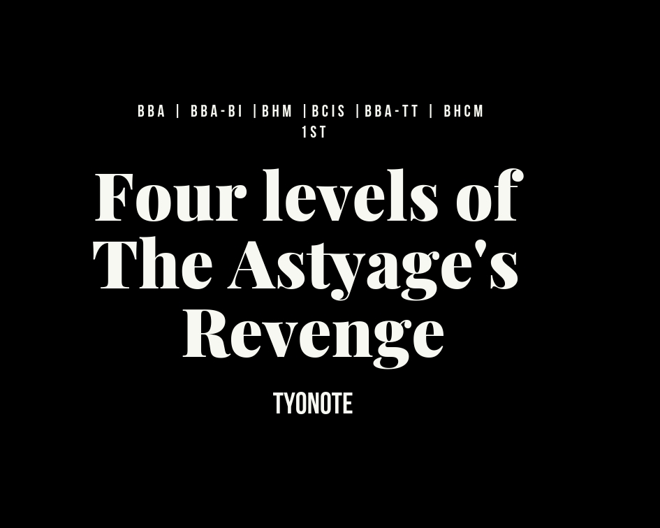 Cuatro niveles de venganza de Astyages