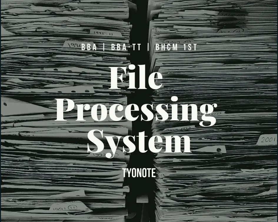 Sistema de procesamiento de archivos o enfoque de archivos tradicional