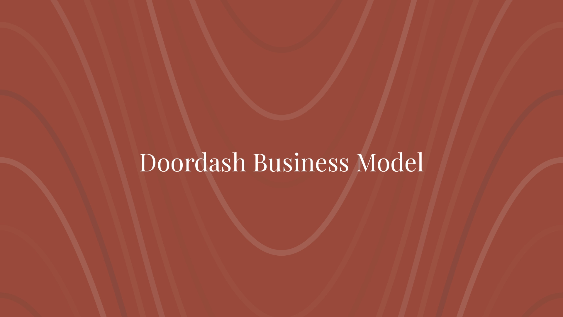 Modelo de negocio de Doordash