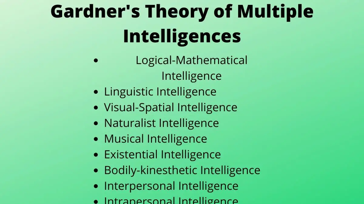 Teoría de las inteligencias múltiples de Gardner: definición y 9 inteligencias [Explained]