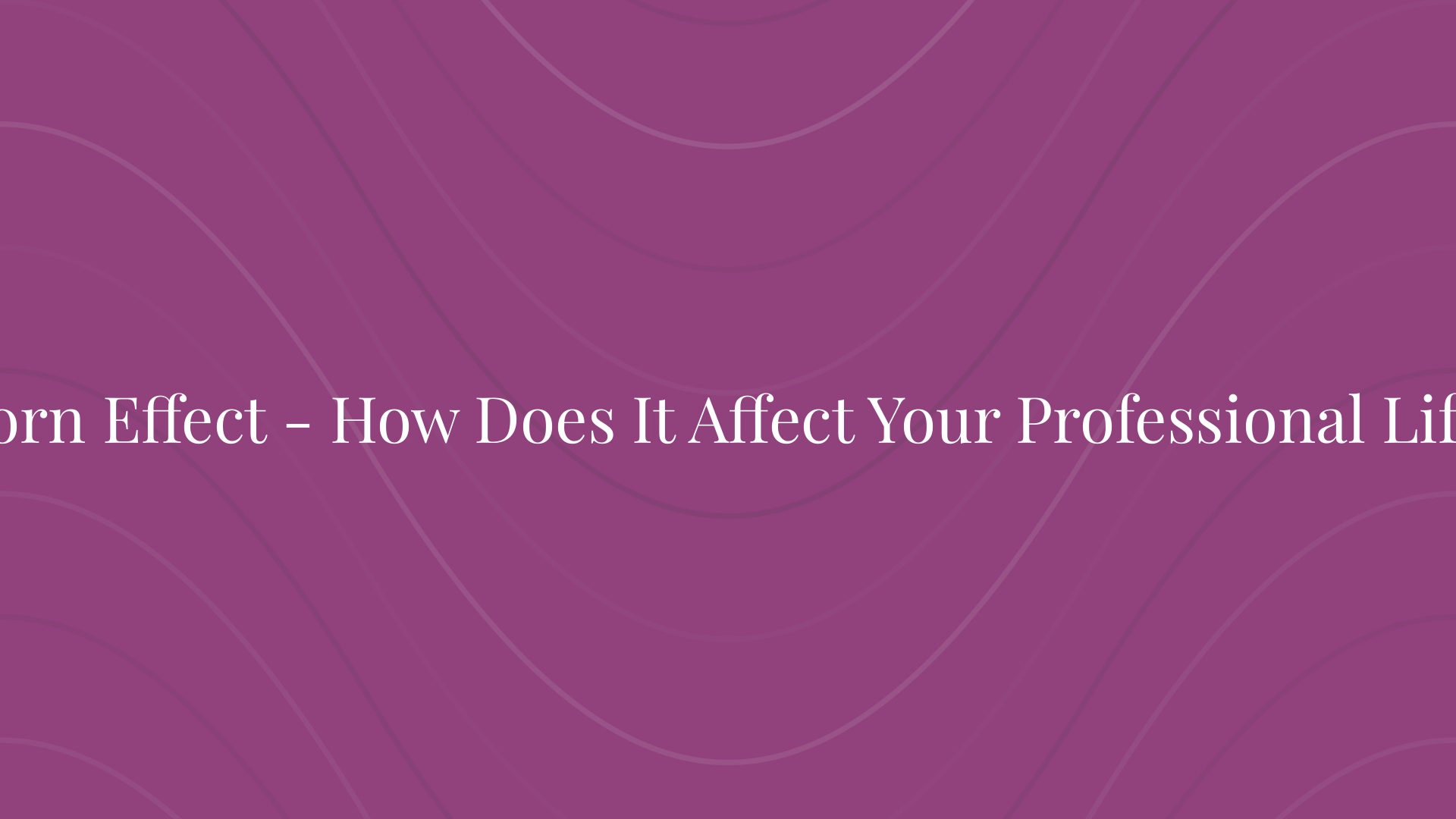 Efecto Cuerno: ¿Cómo afecta a tu vida profesional?