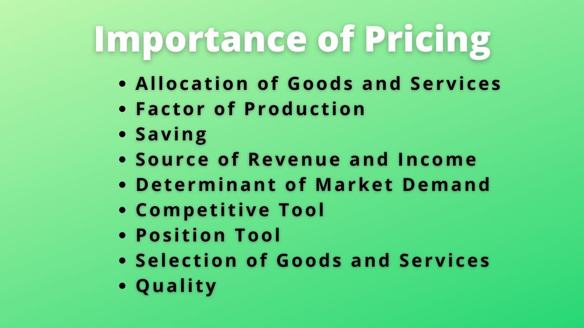 10 Importancia de la fijación de precios para la empresa, el cliente y la economía