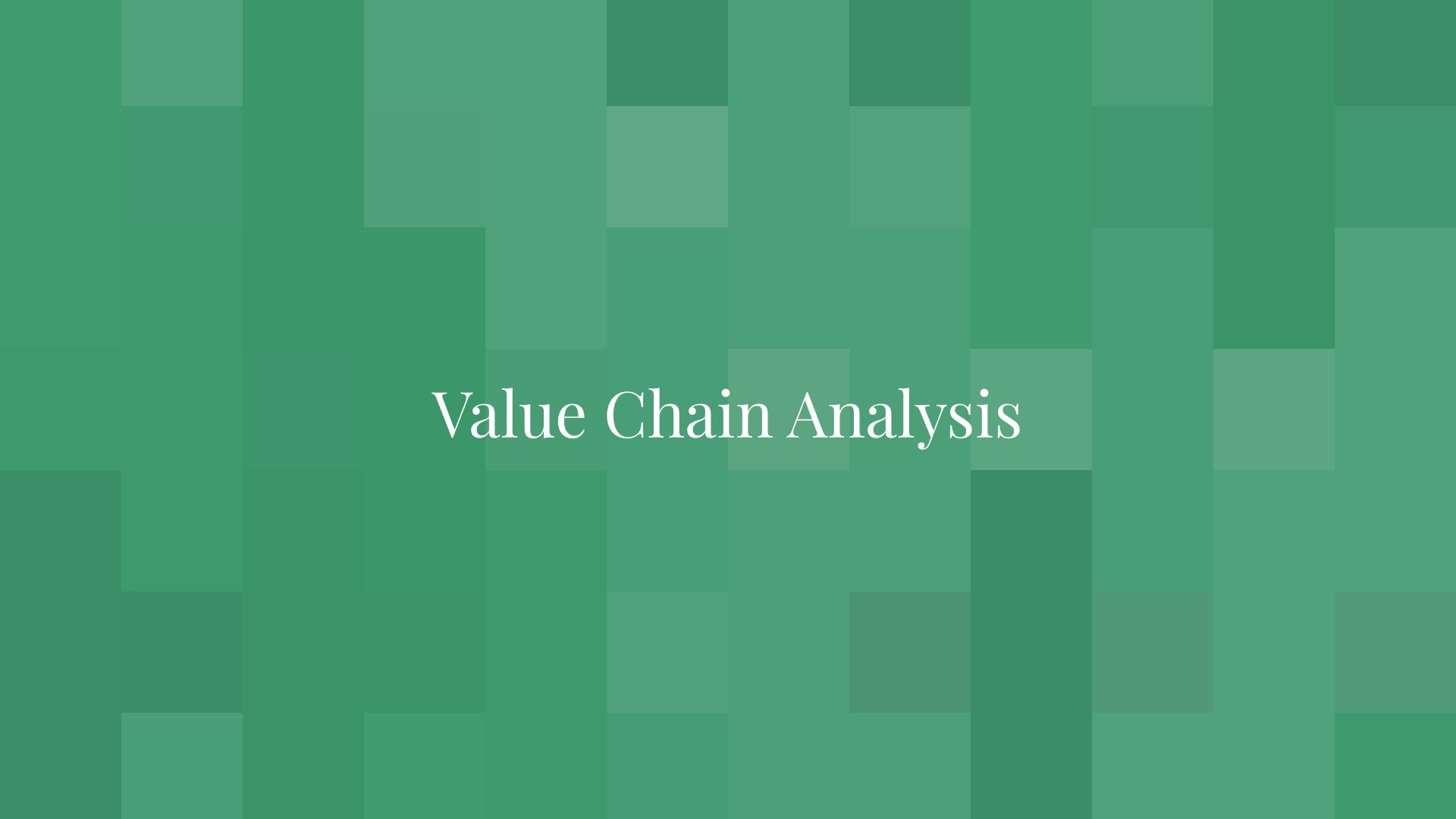 Análisis de la cadena de valor