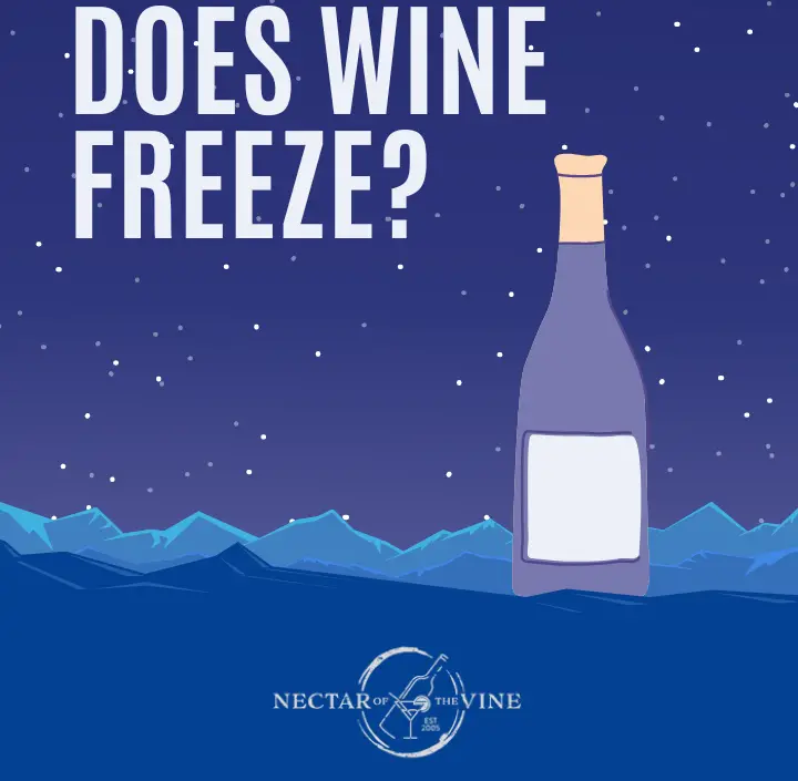 ¿Se congela el vino?